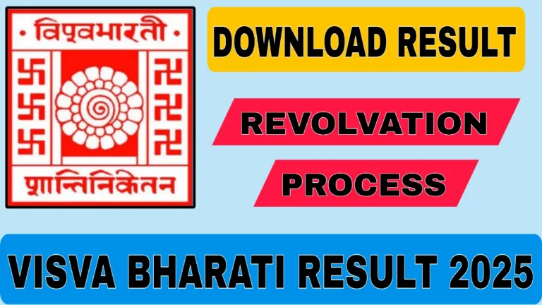 Visva Bharati Result 2025