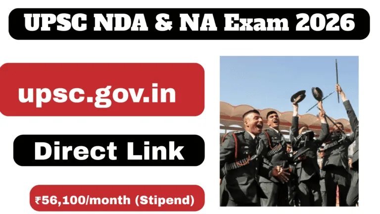 UPSC NDA & NA Exam 2026